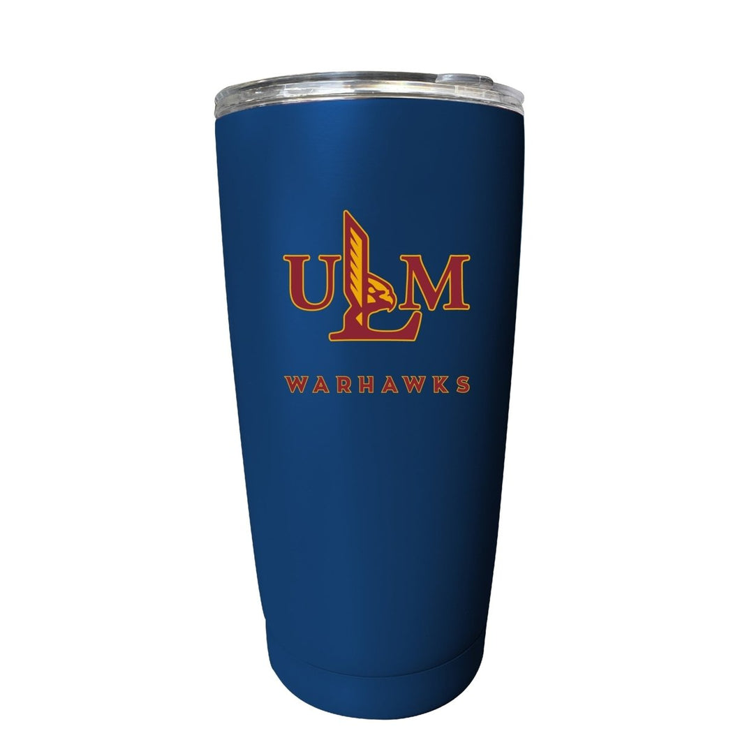 University of Louisiana Monroe NCAA Insulated Tumbler - 16oz Stainless Steel Travel Mug Choose Your Color Image 1