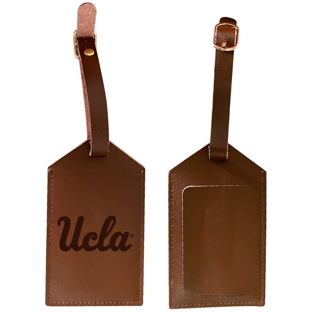 UCLA Bruins Leather Luggage Tag Engraved Image 1
