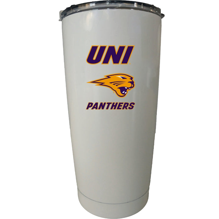 University of Northern Iowa Choose Your Color Insulated Stainless Steel Tumbler Glossy brushed finish Image 2