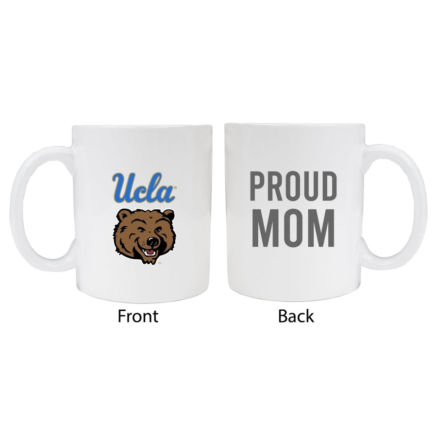 UCLA Bruins Proud Mom Ceramic Coffee Mug - White (2 Pack) Image 1