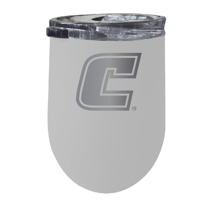 University of Tennessee at Chattanooga NCAA Laser-Etched Wine Tumbler - 12oz Stainless Steel Insulated Cup Image 4