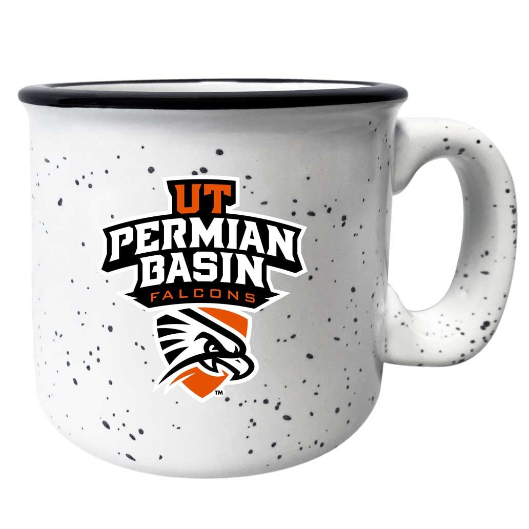 University of Texas of the Permian Basin Speckled Ceramic Camper Coffee Mug - Choose Your Color Image 1