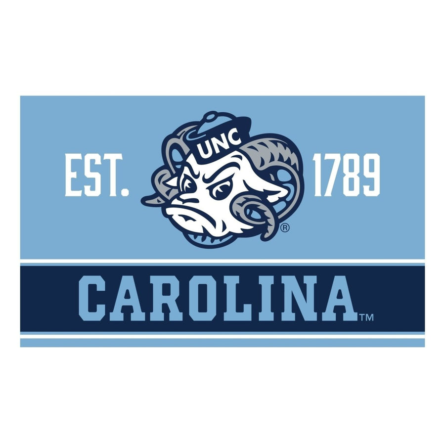 UNC Tar Heels Wood Sign with Frame Image 1