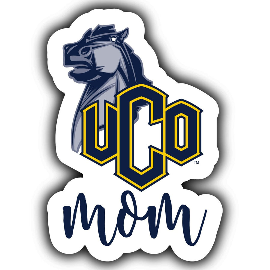 University of Central Oklahoma Bronchos 4-Inch Proud Mom NCAA - Durable School Spirit Vinyl Decal Perfect Image 1