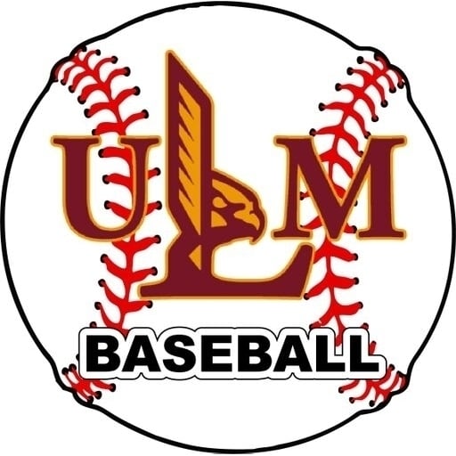 University of Louisiana Monroe 4-Inch Round Baseball NCAA Passion Vinyl Decal Sticker Image 1