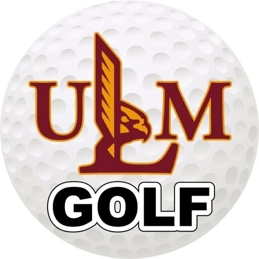 University of Louisiana Monroe 4-Inch Round Golf NCAA Fairway Fervor Vinyl Decal Sticker Image 1