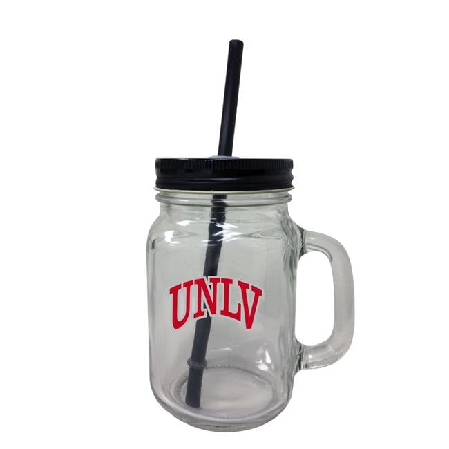 University of Nevada-Las Vegas Mason Jar Glass Image 1