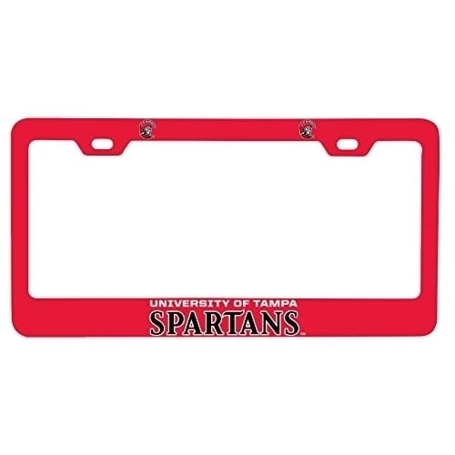 NCAA University of Tampa Spartans Alumni License Plate Frame - Colorful Heavy Gauge Metal Officially Licensed Image 1