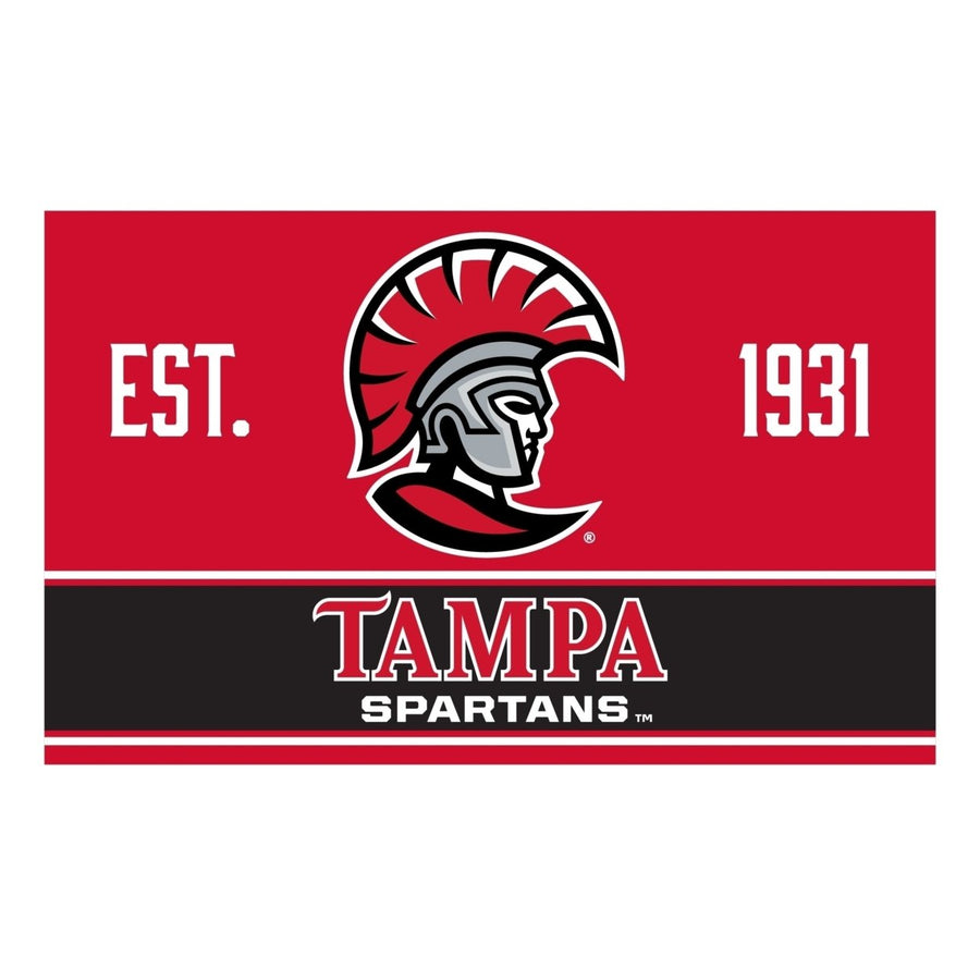 University of Tampa Spartans Wood Sign with Frame Image 1