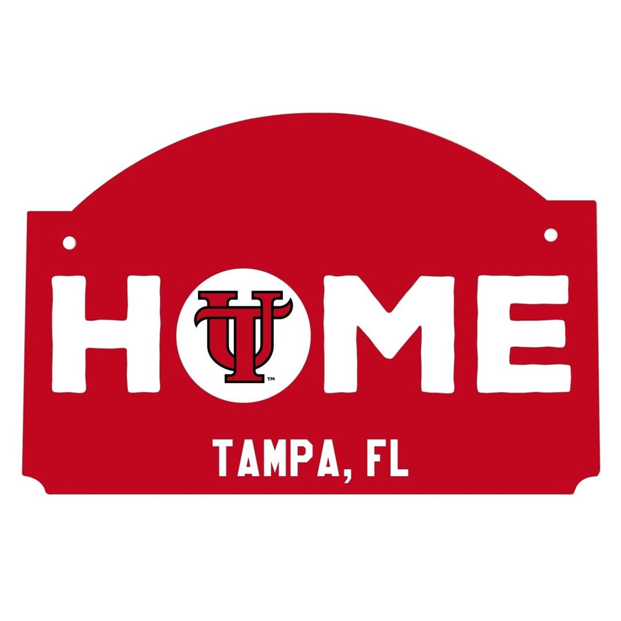 University of Tampa Spartans Wood Sign with String Image 1