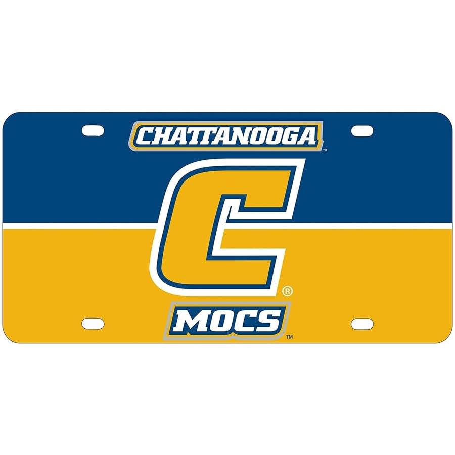 NCAA University of Tennessee at Chattanooga Metal License Plate - Lightweight Sturdy and Versatile Image 1