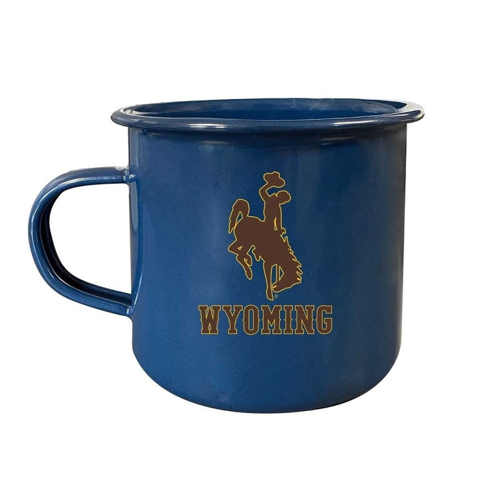 University of Wyoming NCAA Tin Camper Coffee Mug - Choose Your Color Image 1