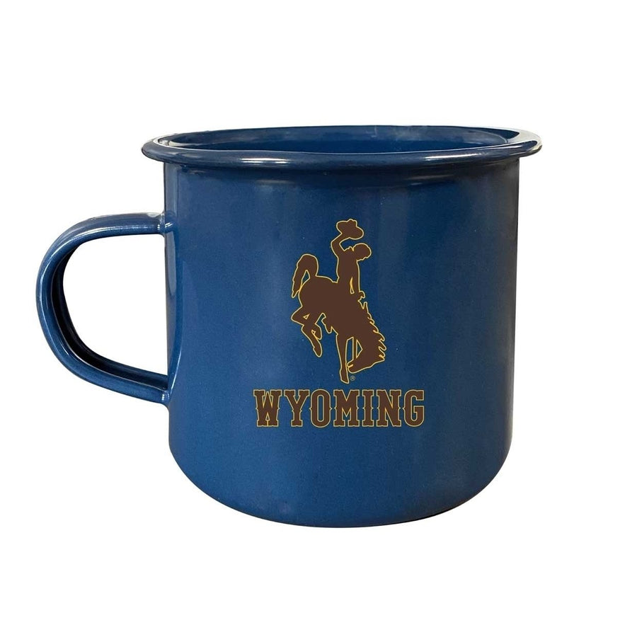 University of Wyoming NCAA Tin Camper Coffee Mug - Choose Your Color Image 1