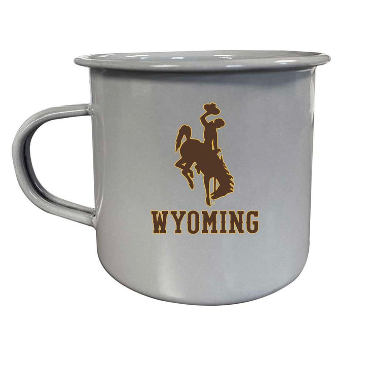 University of Wyoming NCAA Tin Camper Coffee Mug - Choose Your Color Image 3