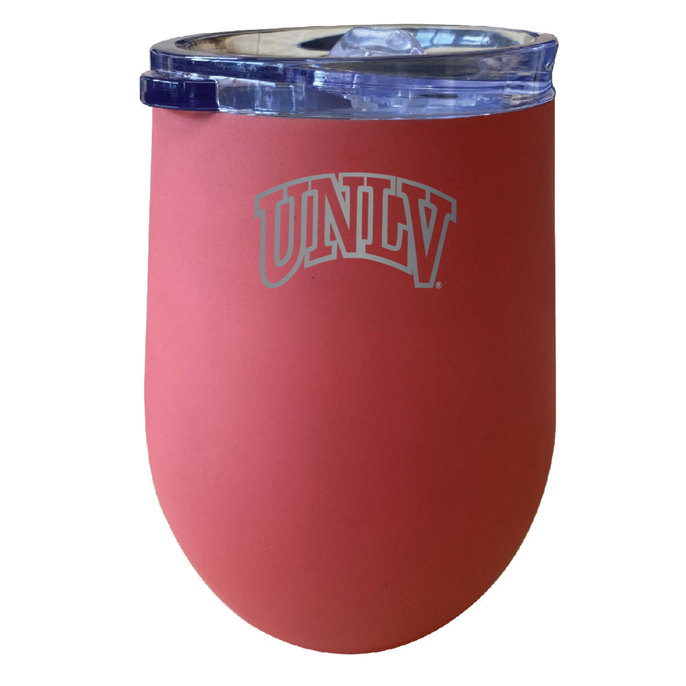 UNLV Rebels NCAA Laser-Etched Wine Tumbler - 12oz Stainless Steel Insulated Cup Image 2