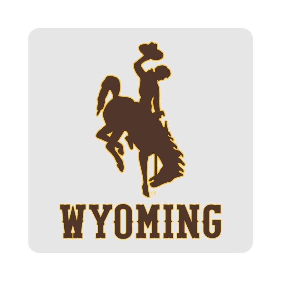 University of Wyoming Officially Licensed Coasters - Choose Marble or Acrylic Material for Ultimate Team Pride Image 1