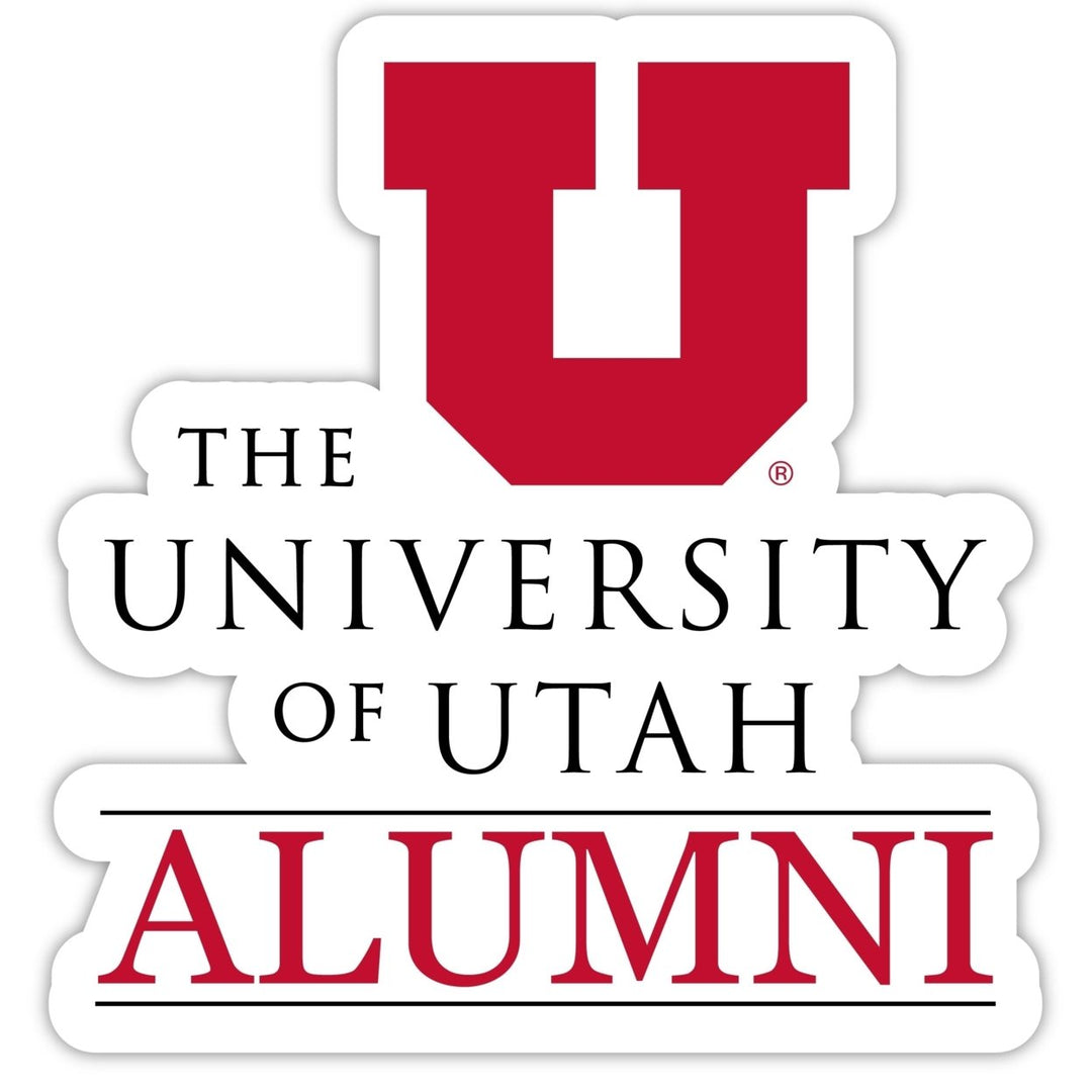 Utah Utes 4-Inch Alumni NCAA Vinyl Sticker - Durable School Spirit Decal Image 1