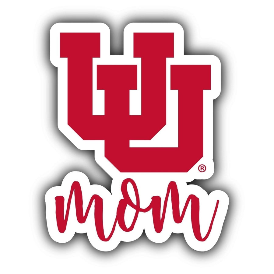 Utah Utes 4-Inch Proud Mom NCAA - Durable School Spirit Vinyl Decal Perfect Image 1