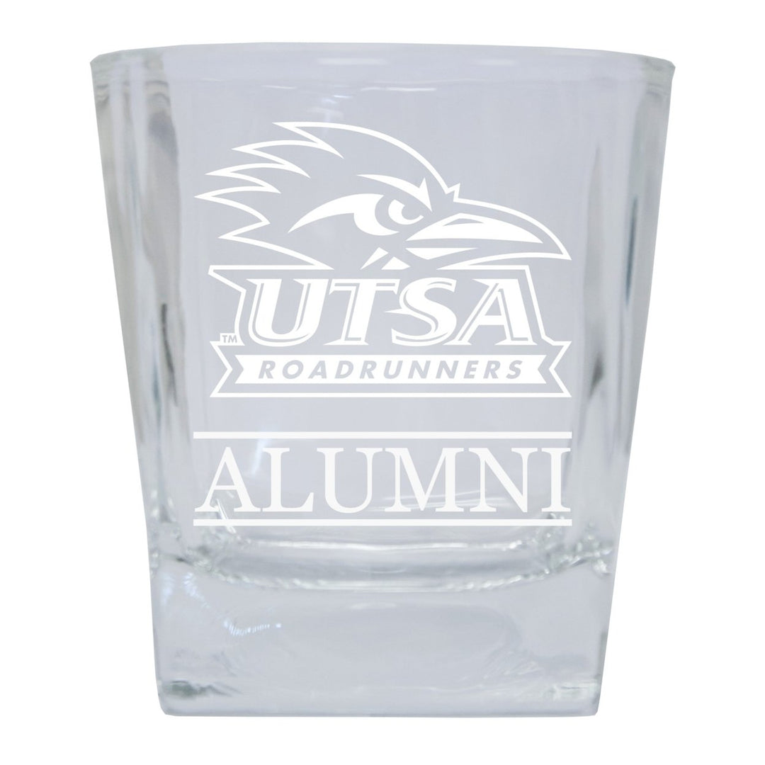 UTSA Road Runners 2-Pack Alumni Elegance 10oz Etched Glass Tumbler Image 1