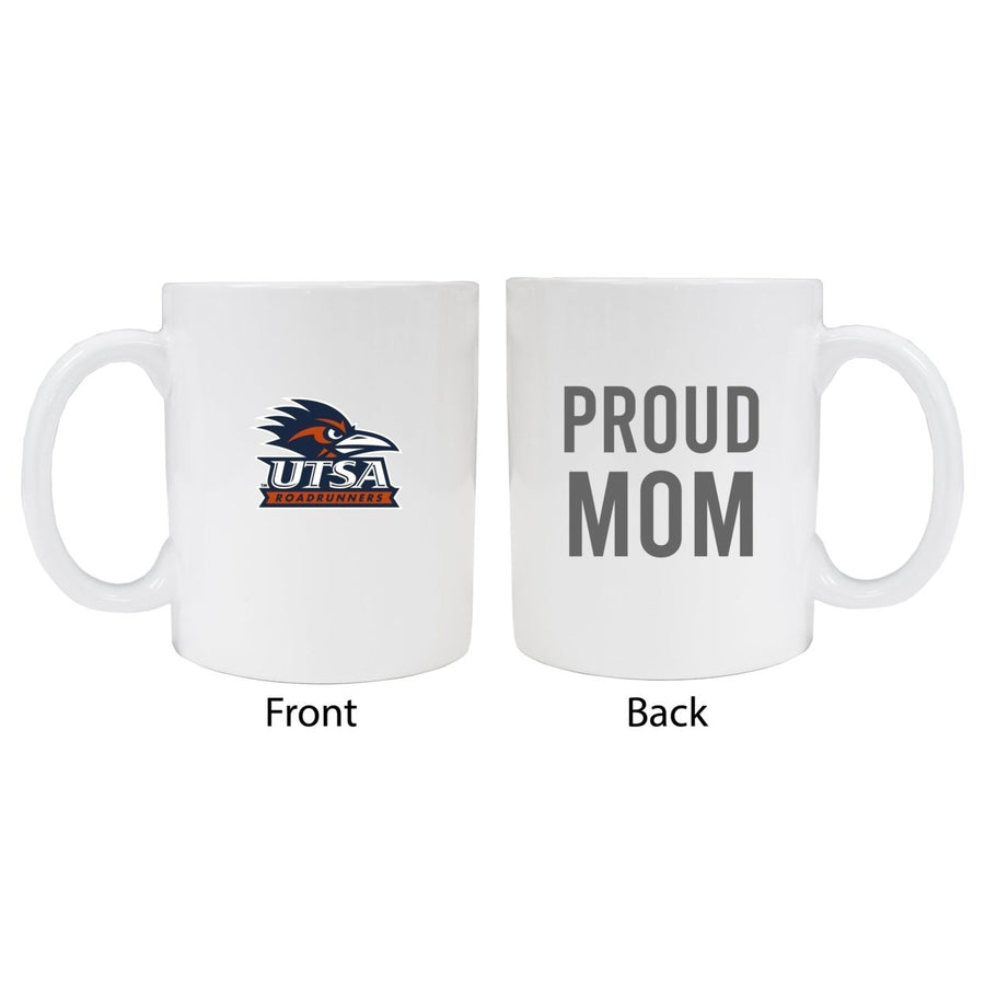 UTSA Road Runners Proud Mom Ceramic Coffee Mug - White (2 Pack) Image 1