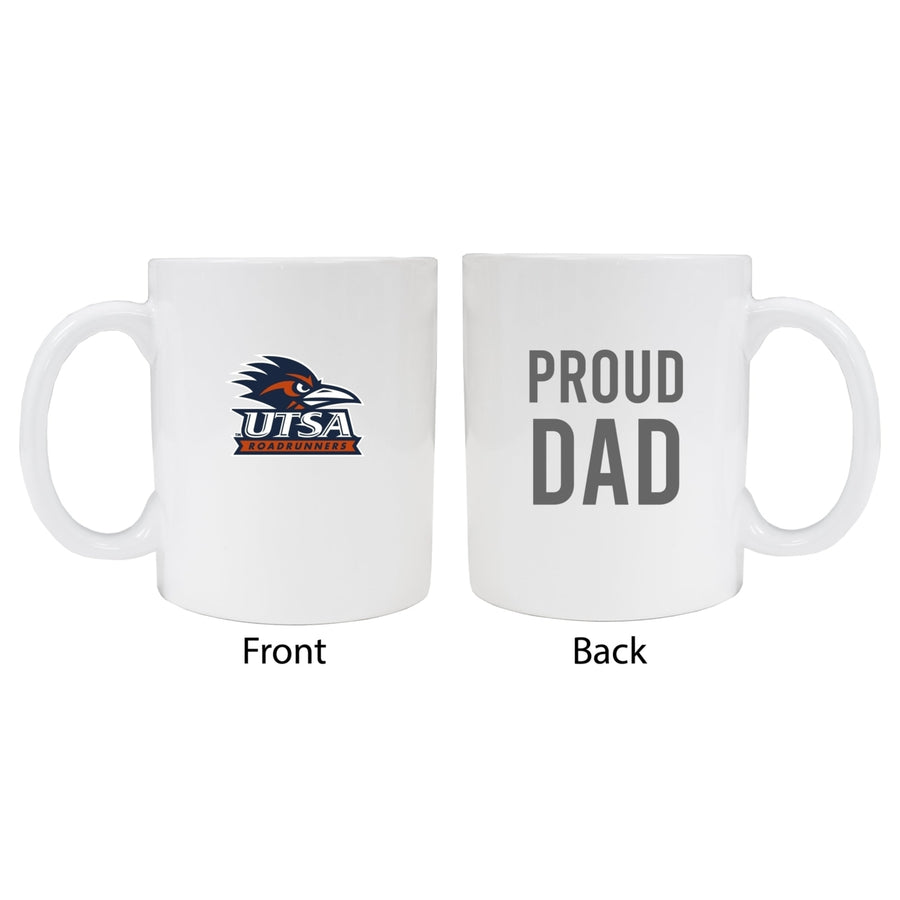 UTSA Road Runners Proud Dad Ceramic Coffee Mug - White Image 1