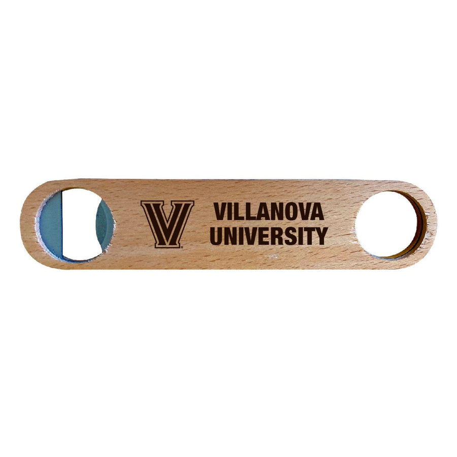 Villanova Wildcats NCAA Elegant Laser-Etched Wooden Bottle Opener - Collegiate Bar Accessory Image 1