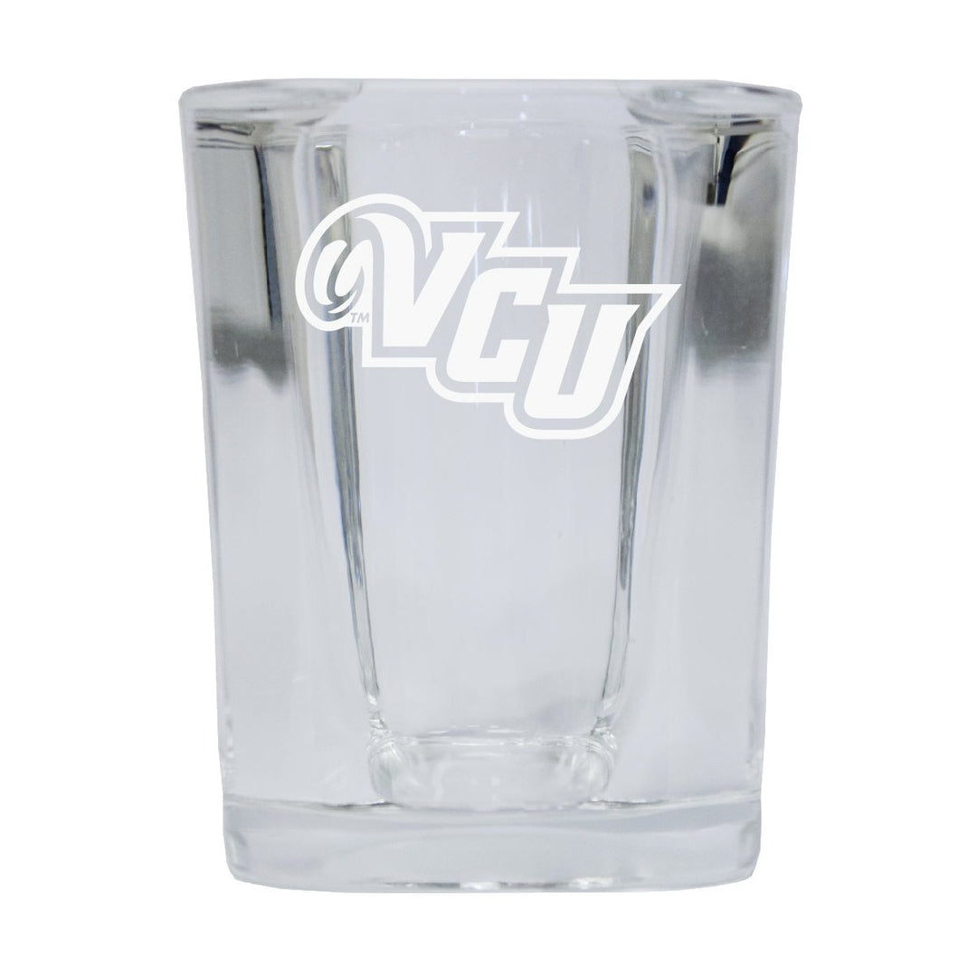 Virginia Commonwealth NCAA Collectors Edition 2oz Square Shot Glass - Laser Etched Logo Image 1