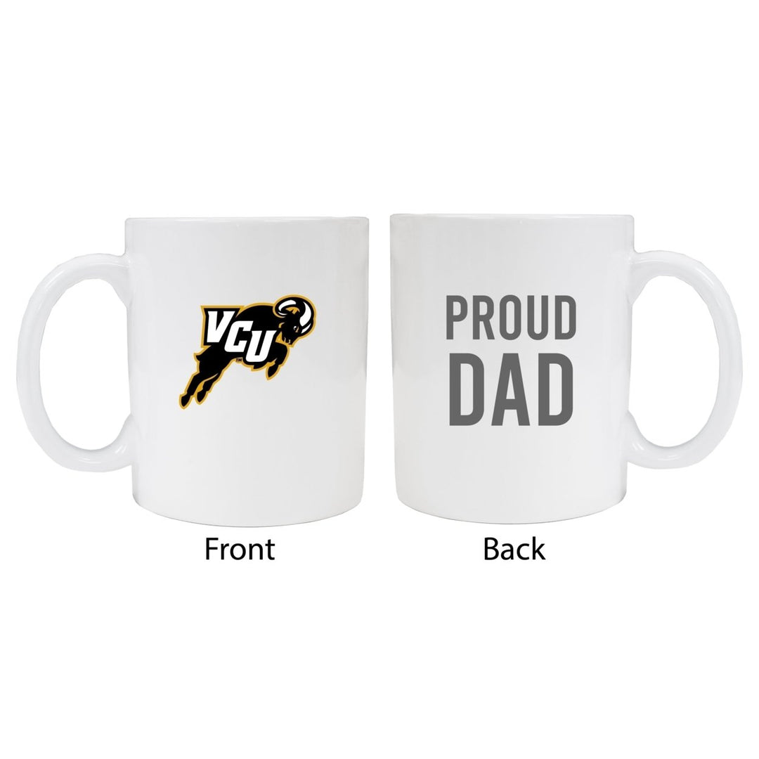 Virginia Commonwealth Proud Dad Ceramic Coffee Mug - White Image 1