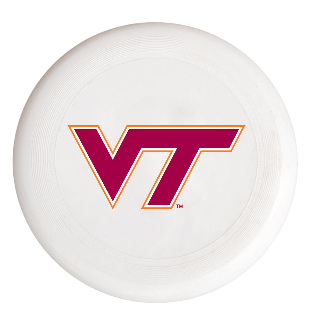 Virginia Tech Hokies NCAA Licensed Flying Disc - Premium PVC 10.75 Diameter Perfect for Fans and Players of All Levels Image 1