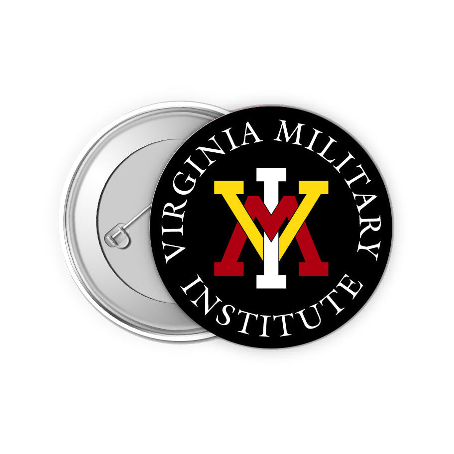 VMI Keydets 2-Inch Button Pins (4-Pack) Show Your School Spirit Image 1