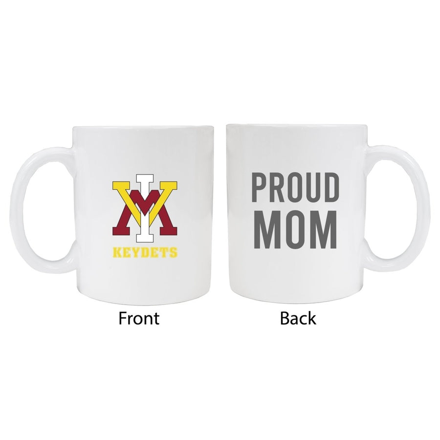 VMI Keydets Proud Mom Ceramic Coffee Mug - White (2 Pack) Image 1