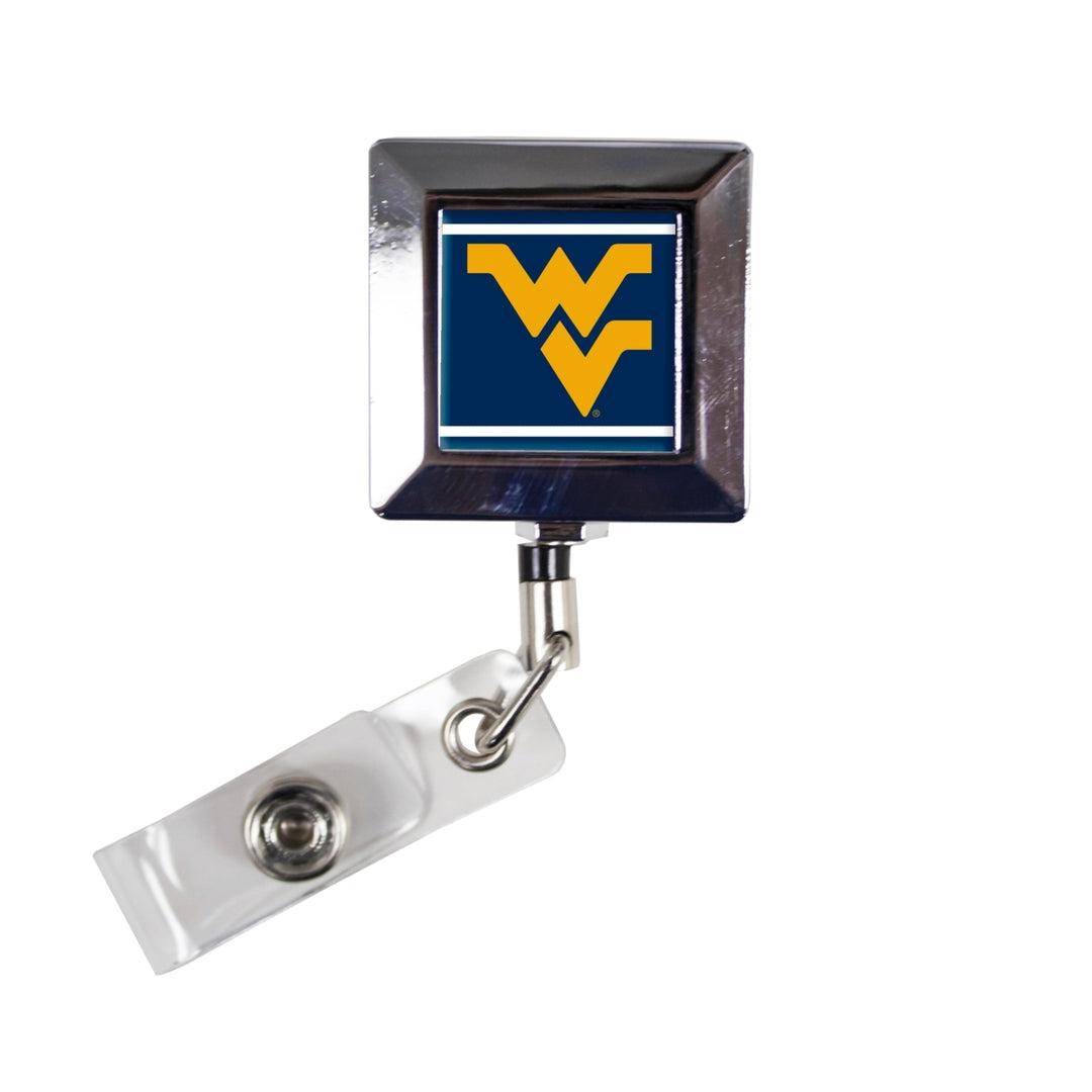 West Virginia Mountaineers 2-Pack Retractable Badge Holder Image 1