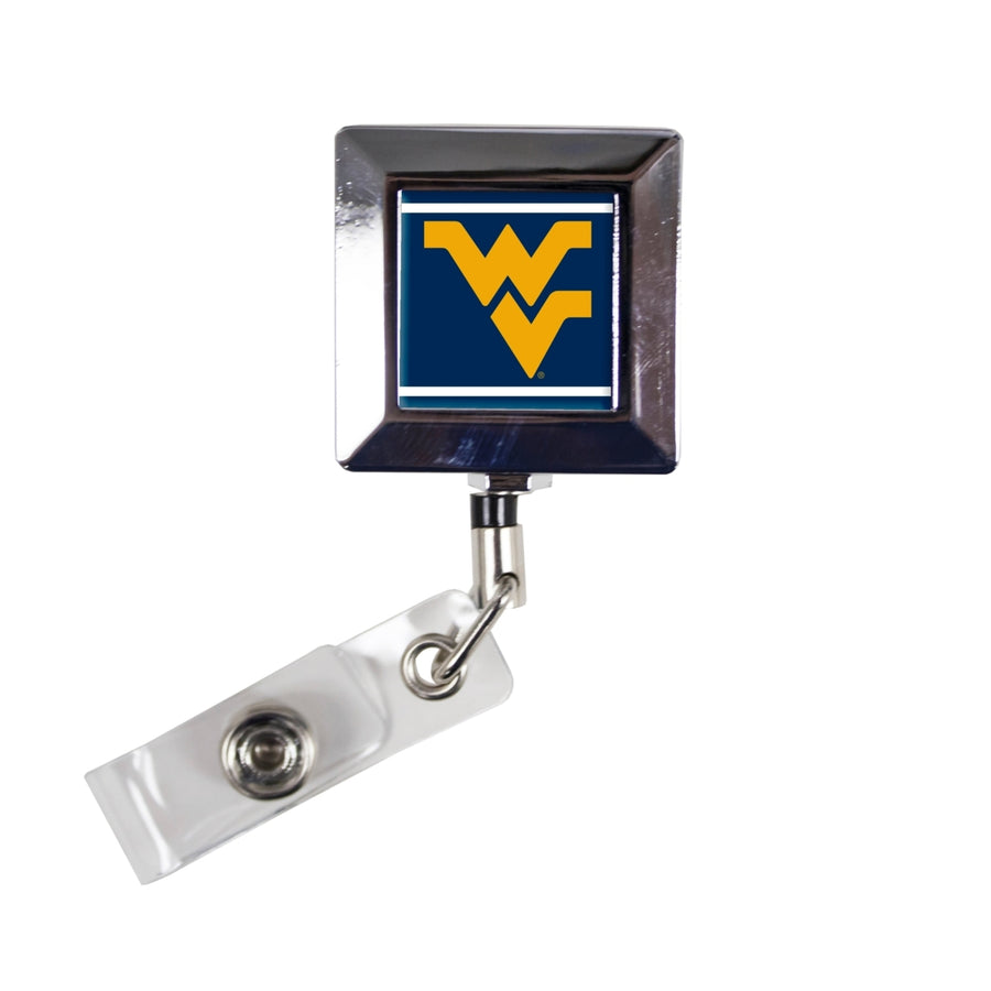 West Virginia Mountaineers 2-Pack Retractable Badge Holder Image 1