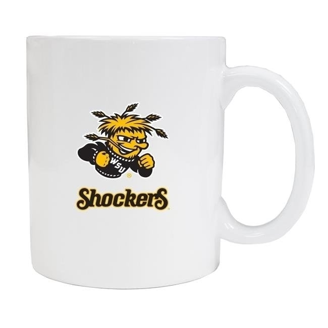 Wichita State Shockers White Ceramic NCAA Fan Mug 2-Pack (White) Image 1