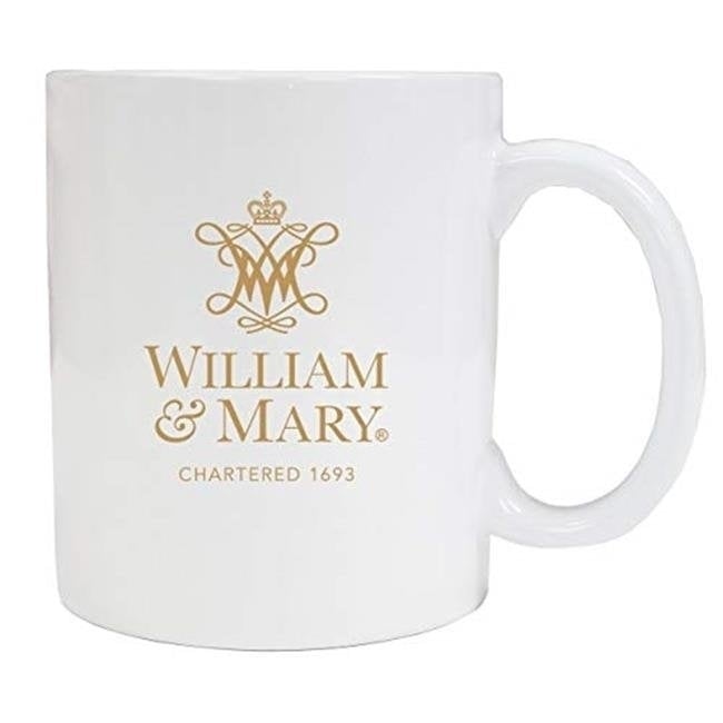 William and Mary White Ceramic Coffee NCAA Fan Mug 2-Pack (White) Image 1