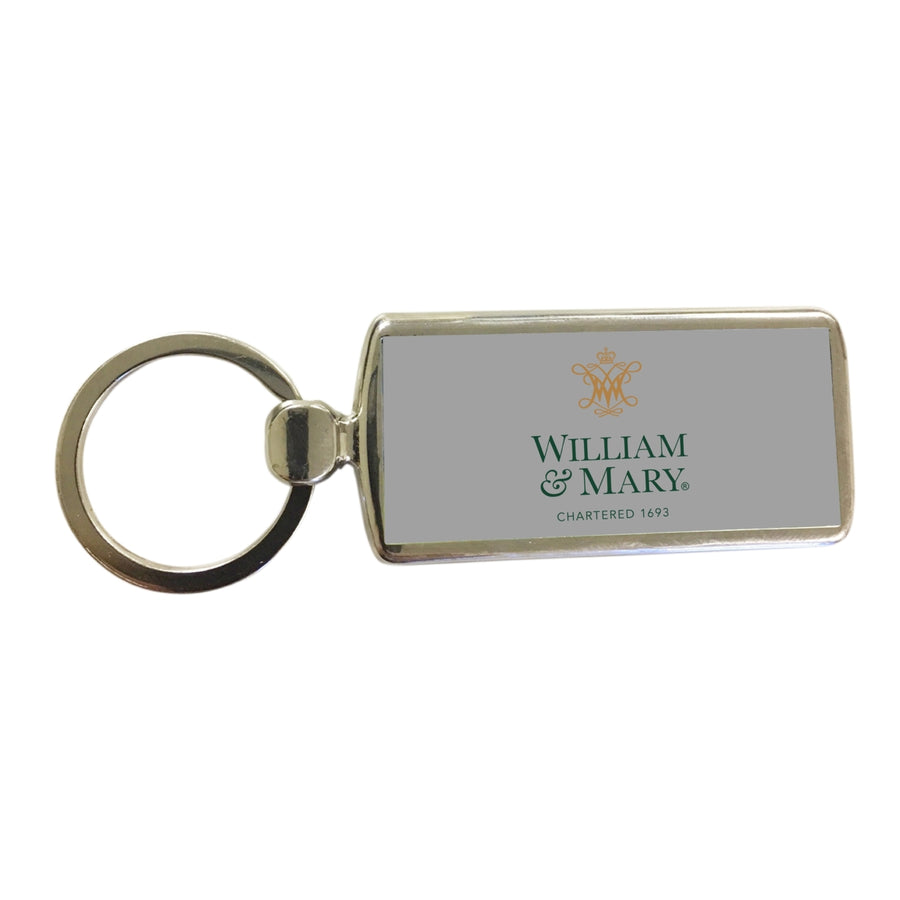 William and Mary Metal Keychain Image 1