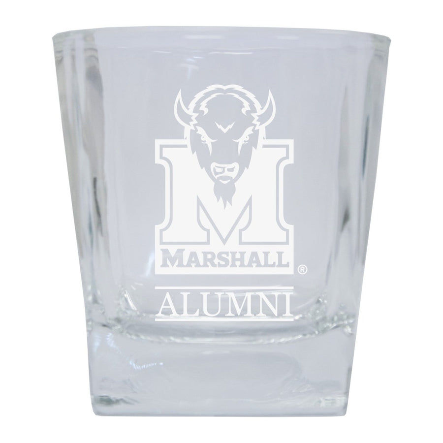 Marshall Thundering Herd Alumni Elegance - 5 oz Etched Shooter Glass Tumbler 2-Pack Image 1