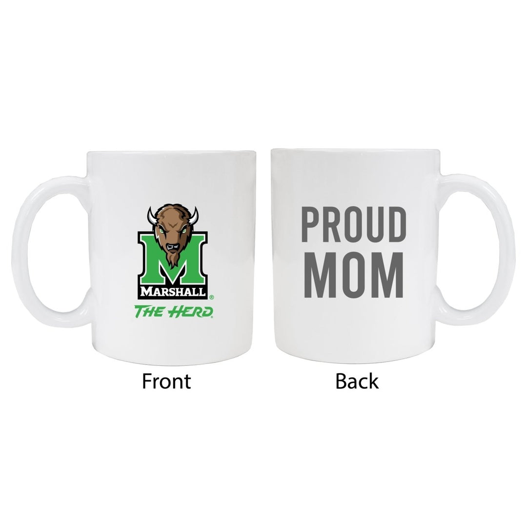 Marshall Thundering Herd Proud Mom Ceramic Coffee Mug - White (2 Pack) Image 1