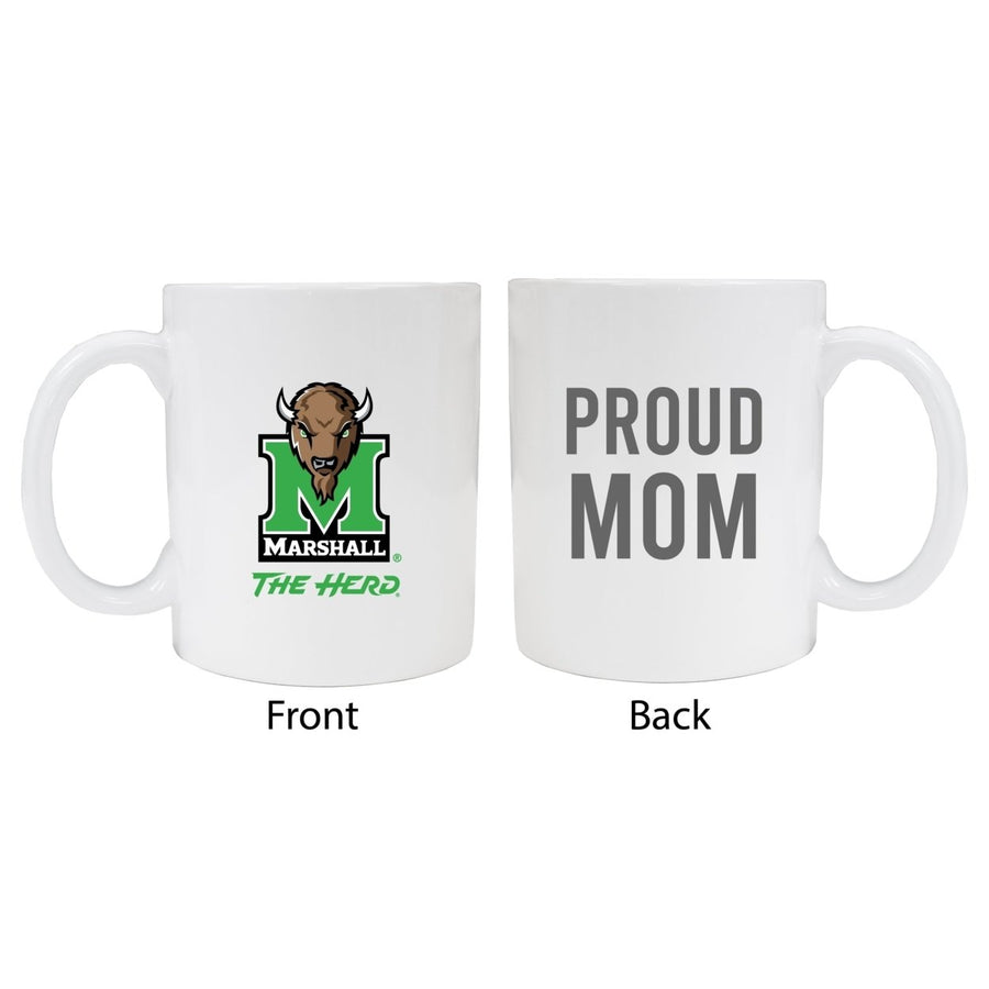 Marshall Thundering Herd Proud Mom Ceramic Coffee Mug - White (2 Pack) Image 1