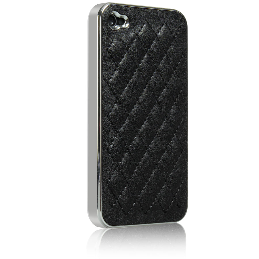 Soft Lambskin Leather Back Case Cover for iPhone 4 4S Image 1