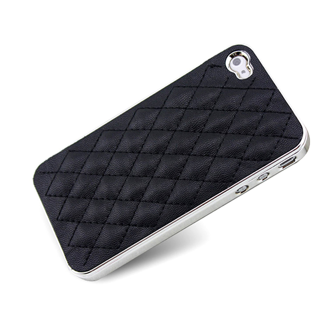 Soft Lambskin Leather Back Case Cover for iPhone 4 4S Image 4