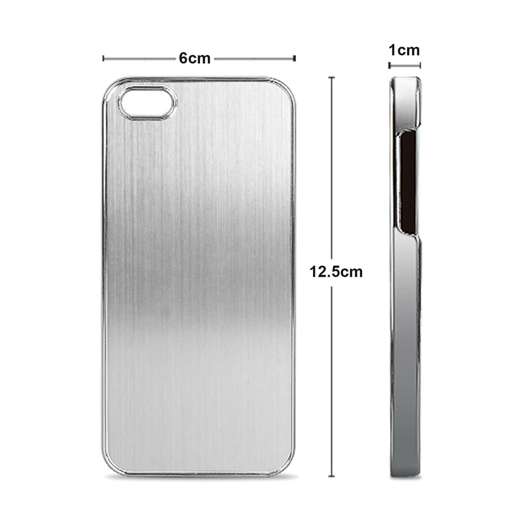Metal Aluminum Chrome Hard Case For iPhone 5 Image 3