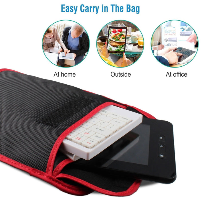 80 Keys Mini Wired Keyboard Portable USB with Carry Bag for Android Windows Image 4