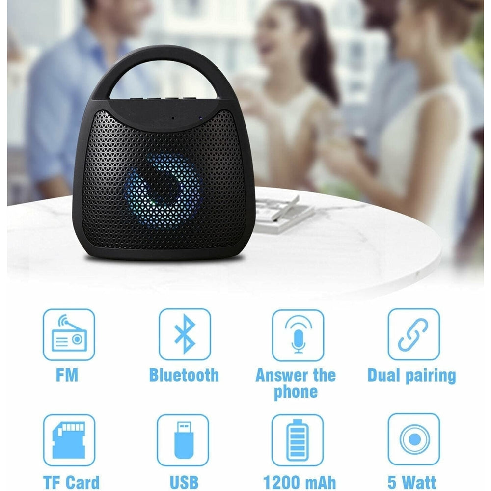 Bluetooth Speaker Stereo Loud Volume Wireless Outdoor Bass Portable Outside Speakers Music Recharge Water Resistant Easy Image 2