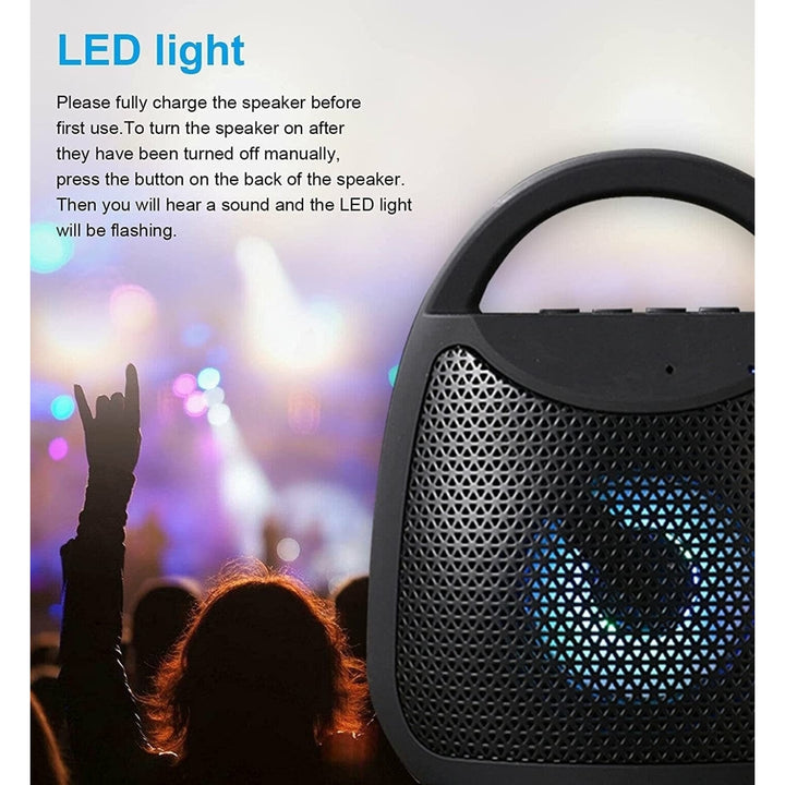 Bluetooth Speaker Stereo Loud Volume Wireless Outdoor Bass Portable Outside Speakers Music Recharge Water Resistant Easy Image 4