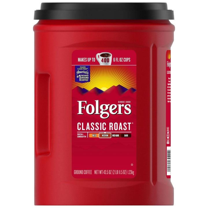 Folgers Classic Roast Ground Coffee (43.5 Ounce) Image 1