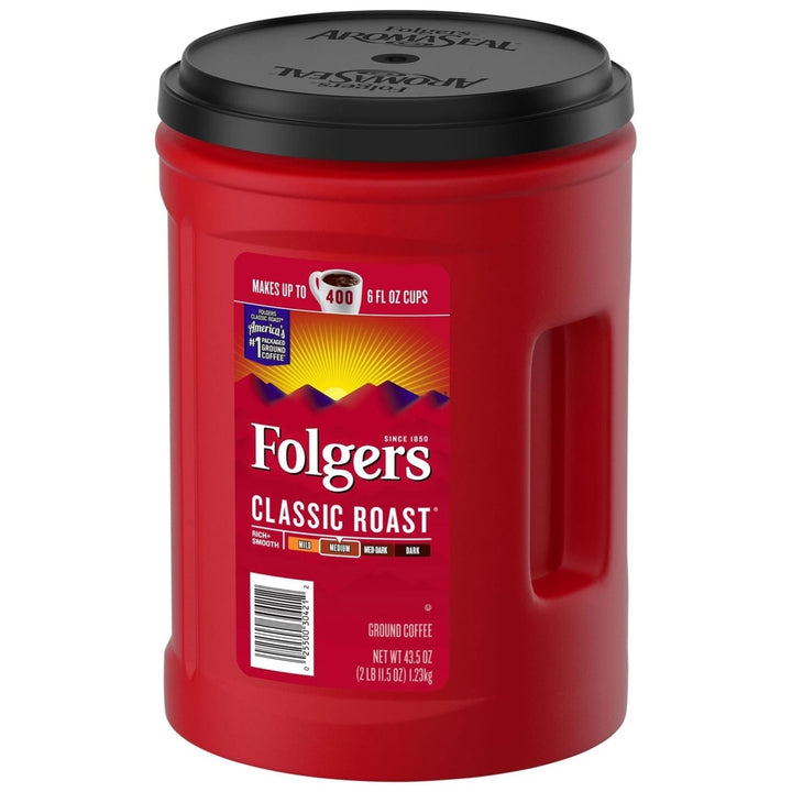 Folgers Classic Roast Ground Coffee (43.5 Ounce) Image 3