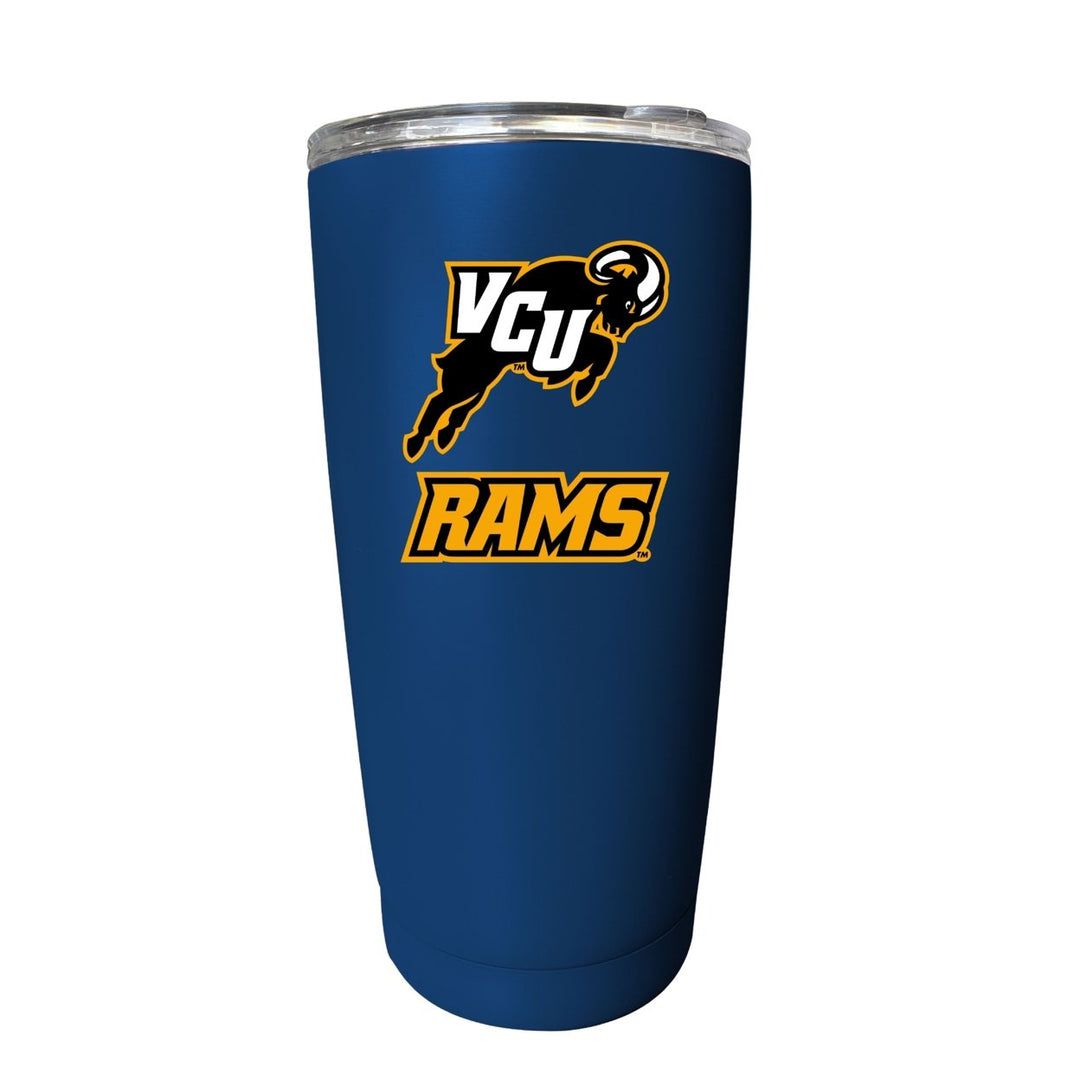 Virginia Commonwealth NCAA Insulated Tumbler - 16oz Stainless Steel Travel Mug Choose Your Color Image 1