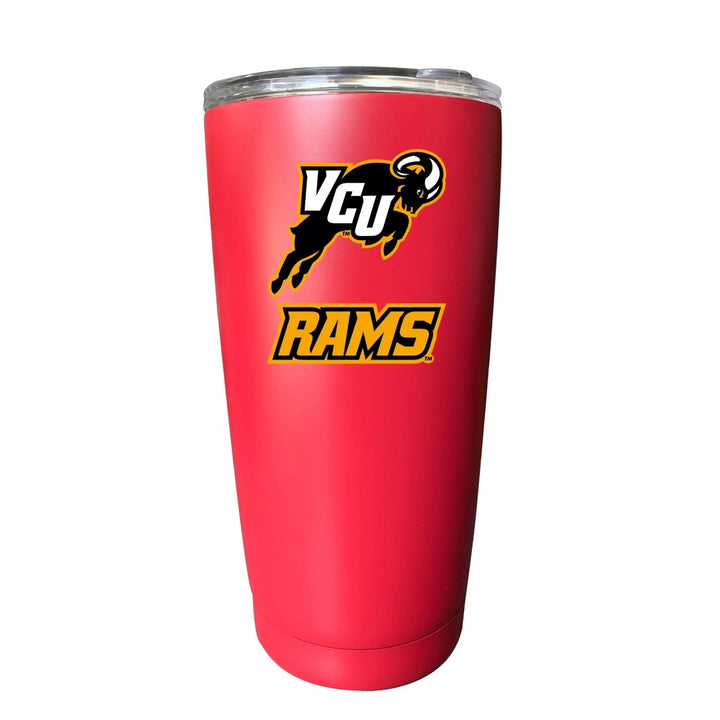 Virginia Commonwealth NCAA Insulated Tumbler - 16oz Stainless Steel Travel Mug Choose Your Color Image 2