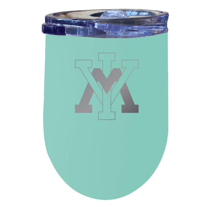 VMI Keydets NCAA Laser-Etched Wine Tumbler - 12oz Stainless Steel Insulated Cup Image 1